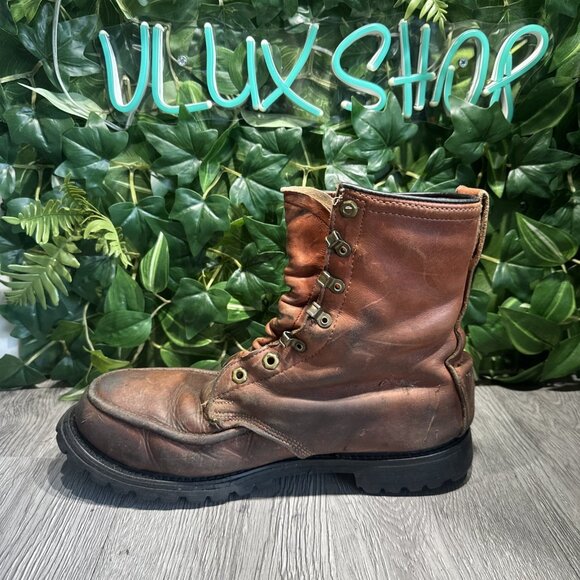 Vintage Logging x Vibram Montagnabloc Hiking/Mountaineering Boots Mens 10.5 M main image 8